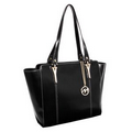 McKleinUSA 97515 ALICIA (Black) Leather Shoulder Tote